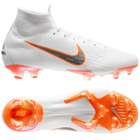 Nike Mercurial Superfly 6 Elite FG Just Do It - White/Total Orange