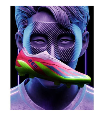 adidas X Crazyfast .1 FG Laceless Korean Nights Son - Lucid Lemon/Royal Blue/Pink LIMITED EDITION