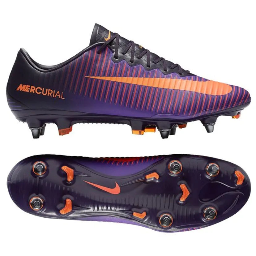 NIKE MERCURIAL VAPOR XI SG-PRO FLOODLIGHTS PACK - PURPLE DYNASTY/BRIGHT CITRUS