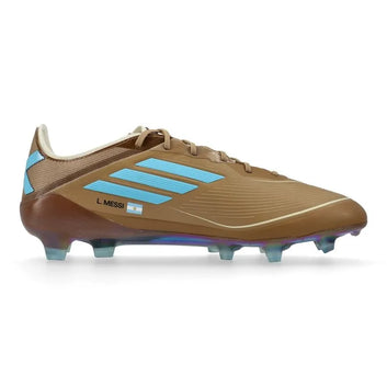 ADIDAS F50 MESSI X BAD BUNNY ELITE FG - CARDBOARD/CREAM WHITE/BRIGHT CYAN LIMITED EDITION