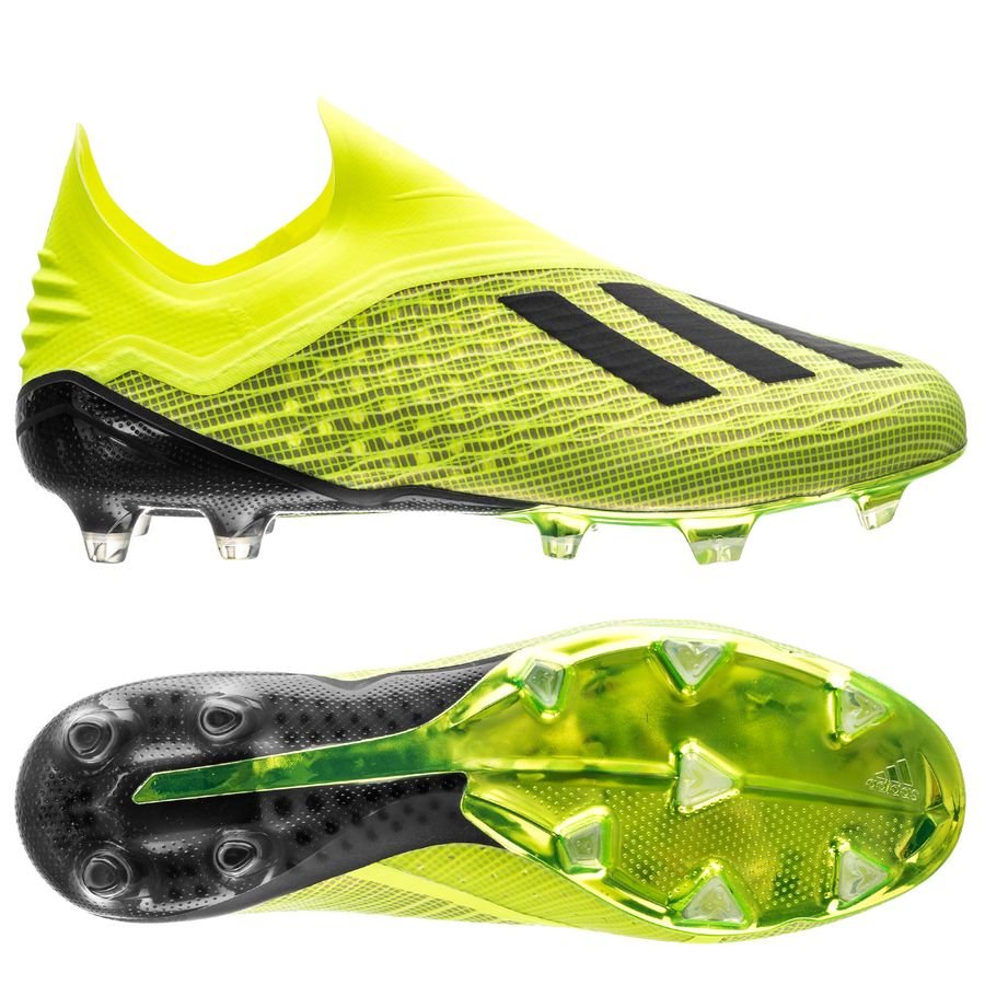 adidas X 18+ FG/AG Team Mode - Solar Yellow/Core Black/Footwear White