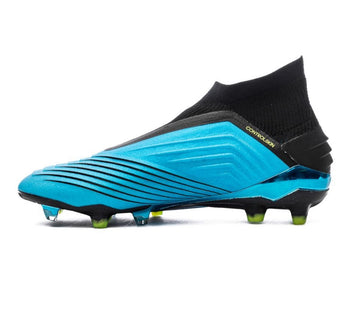 adidas Predator 19+ FG/AG Hard Wired - Bright Cyan/Core Black/Solar Yellow