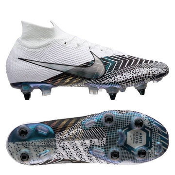 Nike Mercurial Superfly 7 Elite MDS SG-PRO Anti-Clog Traction Soft-Ground Football Boot - White
