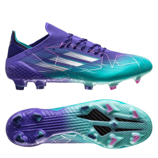 adidas X Speedflow .1 FG Champions Code - Purple Rush/Silver Metallic/Mint Rush